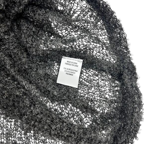 Helmut Lang Womens Alpaca Blend Bare Boucle Asymmetrical Tunic Sweater Sz M - Picture 10 of 14